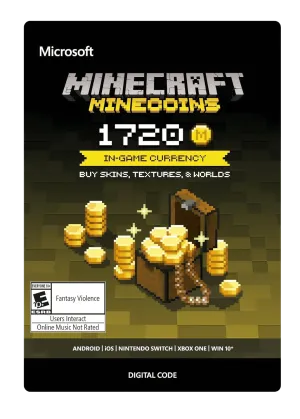 Minecraft MineCoins – 1720 Gavekort
